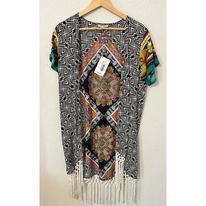 Magic Kimono with Fringe Size Small